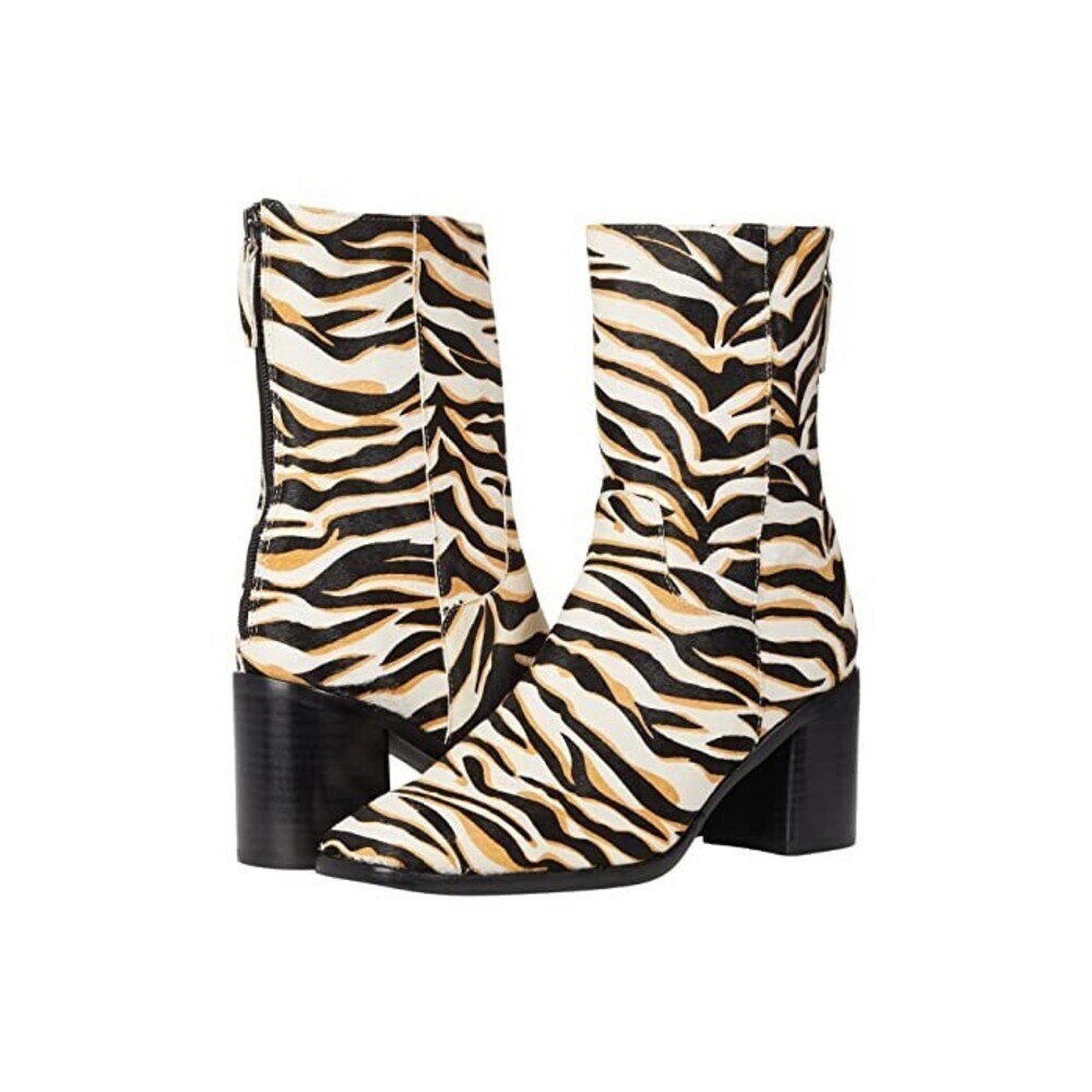 Intentionally Blank PG Boots Women's 5 Multi Safari Leather Square Toe JOBB1019